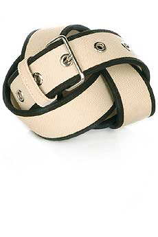 Two-Tone Canvas Belt