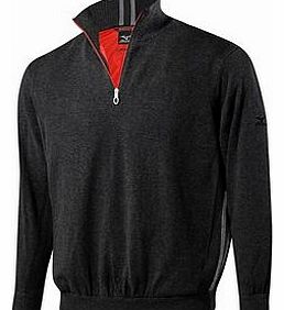 Mizuno Golf Mizuno Mens Windproof Zip Neck Lined Sweater 2014