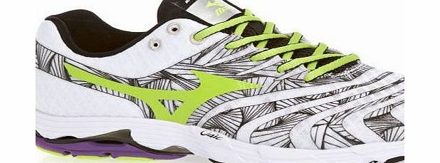 Mizuno Mens Mizuno Wave Sayonara Shoes - White/Lime