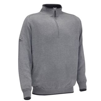 WINDLITE ZIP SWEATER (1/4 ZIP) Charcoal / Large