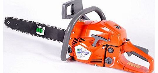 MJ Tools  High Power 46cc Easy Start Petrol Chainsaw - 18`` Bar - Quality Chain