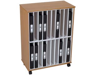 mobile ring binder unit