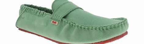 Mocks Light Green Saddle Shoes