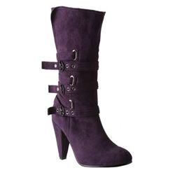 Moda In Pelle Female Abra Purple Alcantara Fabric Upper Fabric Lining Fabric Lining Casual in Purple