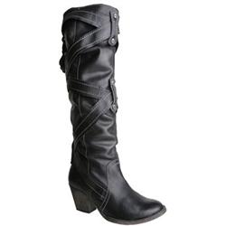 Female Letti Black Leather ?40 plus in Black