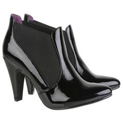 Moda In Pelle Female Monic Black Patent in Black