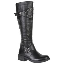 Moda In Pelle Female Mosie Black Leather Casual in Black