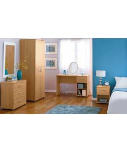 MODENA 2 Door Wardrobe - Beech