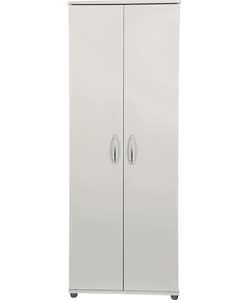 2 Door Wardrobe - White