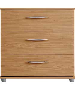 MODENA 3 Drawer Chest - Beech