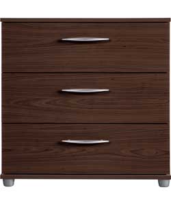 MODENA 3 Drawer Chest - Wenge