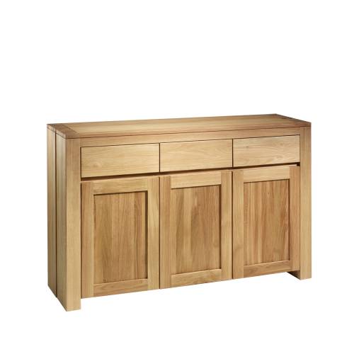 Modena Oak Furniture Modena Oak Sideboard - 3 door