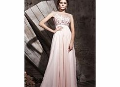 Modern Scoop Sleeveless Tencel Evening Dresses -