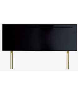 Black Gloss Double Headboard