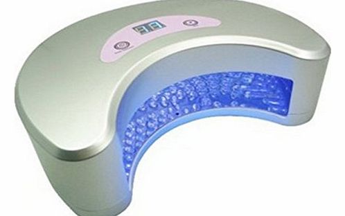 Perfect Gift Silver 18W UV Lamp Light Gelish Gel Timer Gelish & LED Gels Silver Nail Dryer Bath SPA Tool YD-N