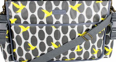 Momymoo Lulu Changing Bag - Grey Hummingbird