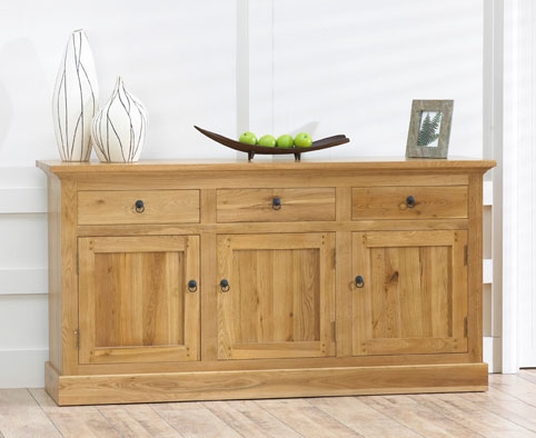 Monaco Oak Large Sideboard