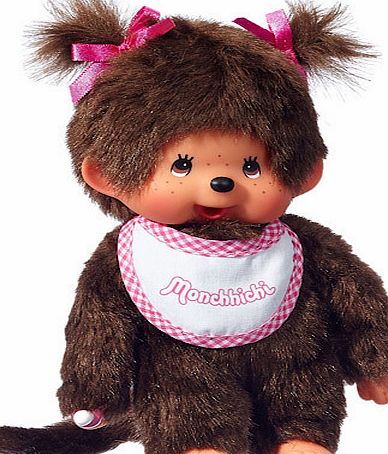 Monchhichi 20cm Classic Girl Pink Doll