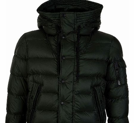 MONCLER Basile Nylon Down Jacket Green