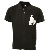 Black Pique Polo Shirt