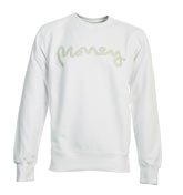 Diamonte Melon White Crew Sweatshirt