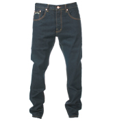 Outline Ape Raw Indigo Straight Leg Jeans