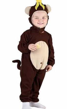 Monkey Costume Toddler Monkey Fancy Dress Costume Age 3 Years