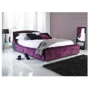 Double Bed, Aubergine & Silentnight