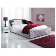 Double Bed, Grey & Airsprung Mattress