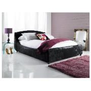 King Bed, Black & Airsprung Mattress