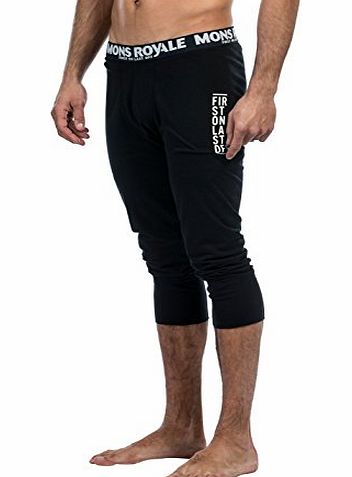 Mons Royale Long John technical underwear Gentlemen 3/4 black Size M 2014 under clothes