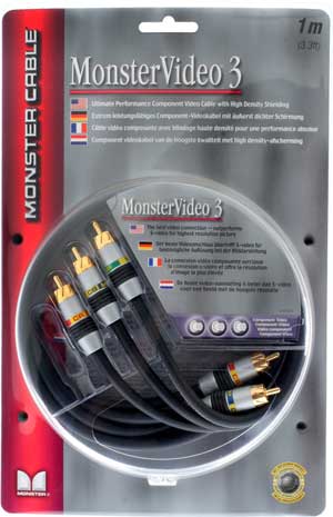 Cable - Video 3 3x RCA to 3x RCA (1 meter) - Ref. 127200