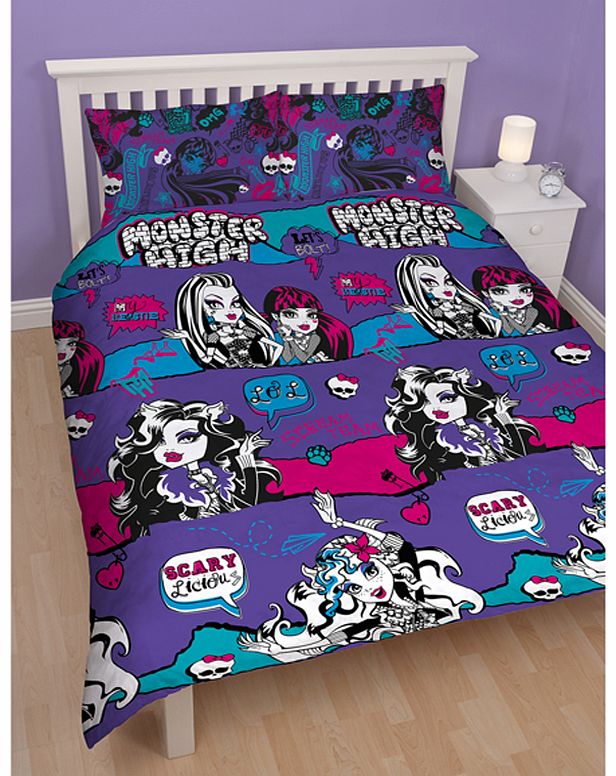 Monster High Beasties Double Rotary Duvet Cover