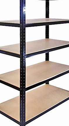 Monster Racking 90 x 45 x 180 cm Steel Shelving Units/ Racking Bays, Pack of 1, Black