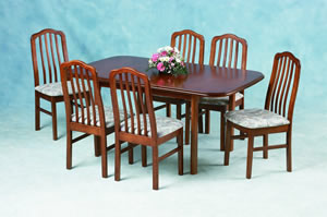 Montana Dining Set. Medium Oak