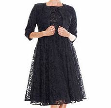 Anita black organza bolero