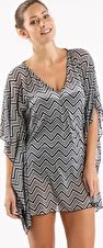 Moontide, 1295[^]223238 Wonderland Mesh Kaftan - White