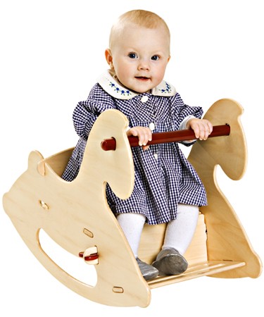 Natural Rocking Horse