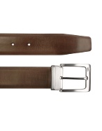 Bruxelles - Smooth Dark Brown Calf Leather Belt