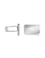 Moreschi Guillochand#233; Signature Cuff Links