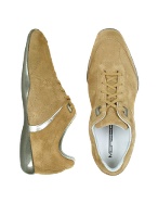 Tevere - Beige Suede Sneaker Shoes