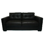 Large Leather Sofa, Black