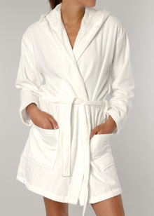 Swirl Logo robe