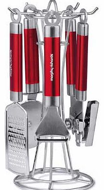 4 Piece Gadget Utensils Set - Red