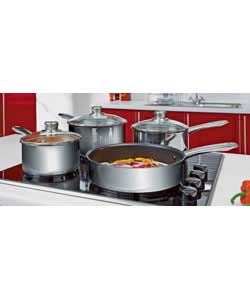 Richards 4 Piece Stainless Steel Pan Set