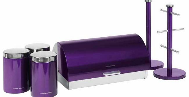 Morphy Richards 6 Piece Storage Set - Plum