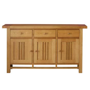 Artisan Oak 3 Door Sideboard