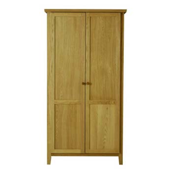 Morris Furniture Avenue Oak 2 Door Wardrobe