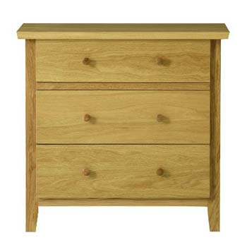 Morris Furniture Avenue Oak 3 Drawer Chest