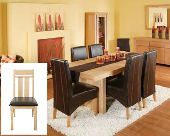 Dawn Slab Rectangular Dining Set